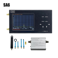 SA6 Spectrum Analyzer 6GHz Signal Generator 3.2 inch Touch Screen Portable 35~6200 MHz RF Input PC Control Battery HTOOL