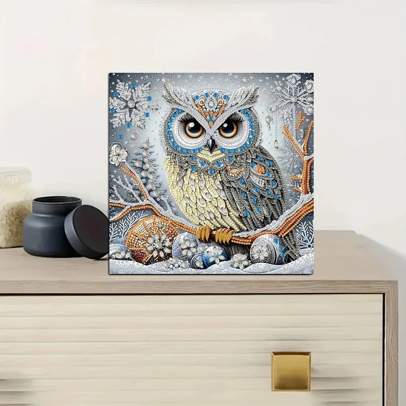 5D على شكل حجر الراين الماس اللوحة DIY الزخرفية الفنية غرفة المعيشة عرض موقف زخرفة الجدار الشنق اليدوية حجر الراين #3