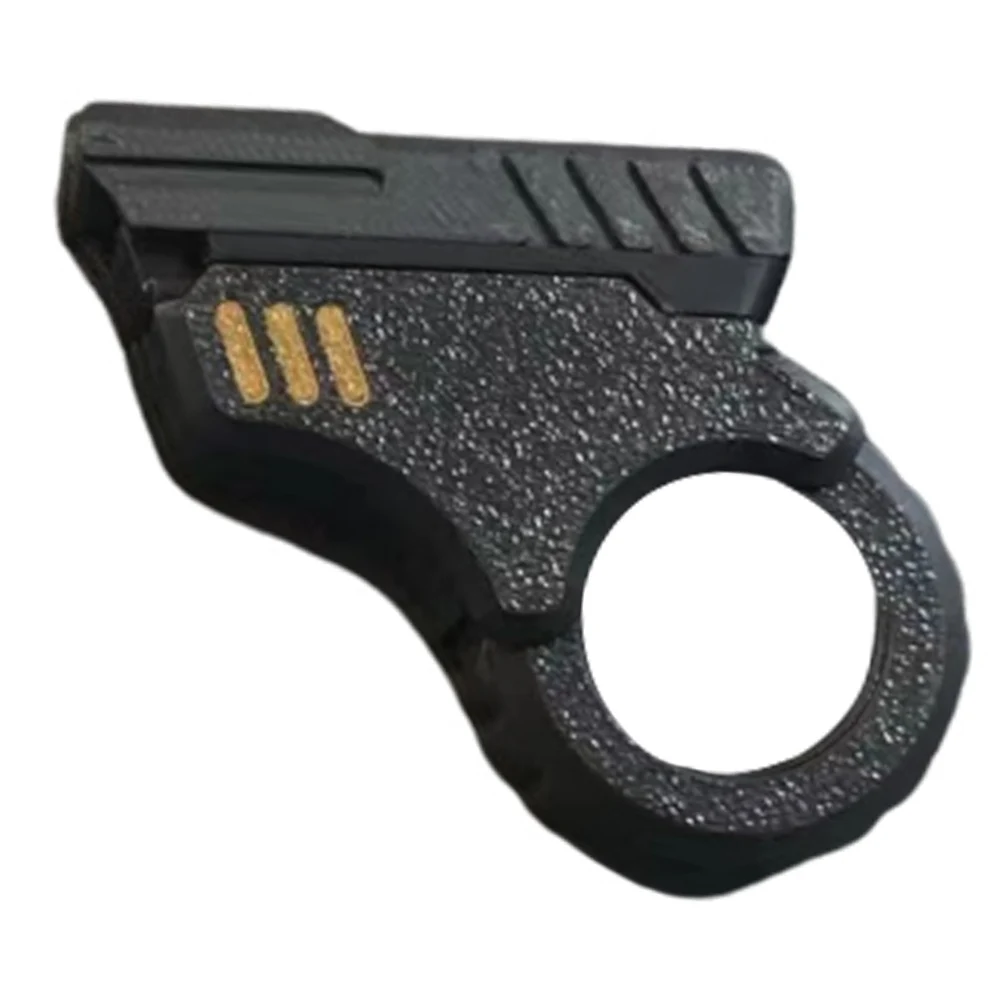 Spinner a mano in metallo stampato in 3D Riduzione efficace dello stress Anello agitatore a forma di pistola Giocattoli agitati per adulti per l'ansia e gli soppresori di ADHD