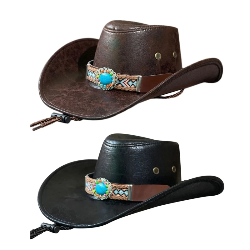 

Elegant Homburg Top Hat Cowboy Costume for Outdoor Gatherings Activity