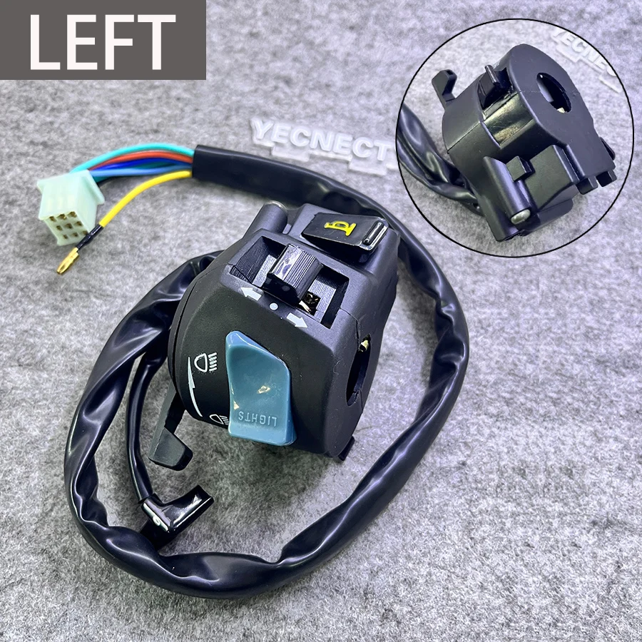 Yecnecty Motorcycle Horn Switch Electrical Parts Scooter Turn Signal Control Button Handlebar Parts For Honda CB400 1992-1998