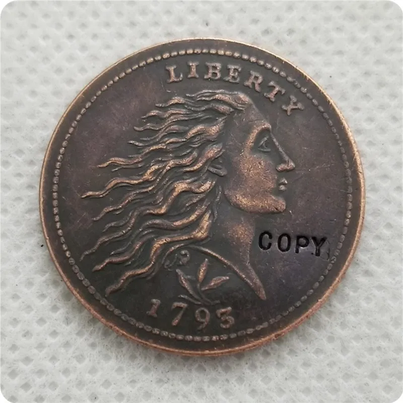 USA 1793 WREATH LEAF CENT  Coin COPY commemorative coins-replica coins medal coins collectibles