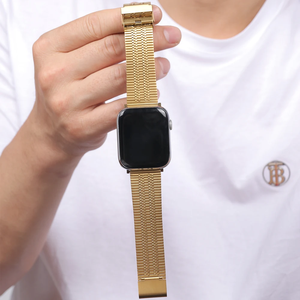 Metallarmband für Apple Watch 49mm 45mm 41mm 46mm 44mm Edelstahl Correa Armband Gürtel Iwatch 42mm Serie 12 11 10 Ultra 3 4 – Detail 20