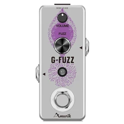 Amuzik G-FUZZ Analog Guitar Fuzz Effect Pedal Vintage Fuzz Sound For Electric Guitar & Bass True Bypass