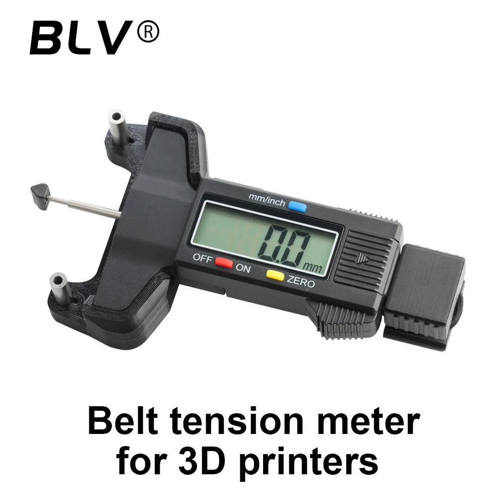 BLV® Belt tension meter for 3D printers High-precision measuring instrument Stainless steel metal parts Optimized probe