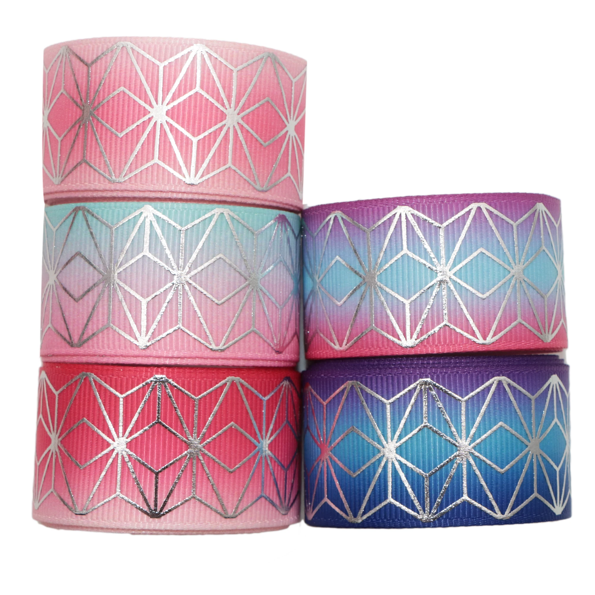 1 Rollo de Cinta de Grosgrain de 1 Pulgada/25 mm x 5 Yardas/rollo
