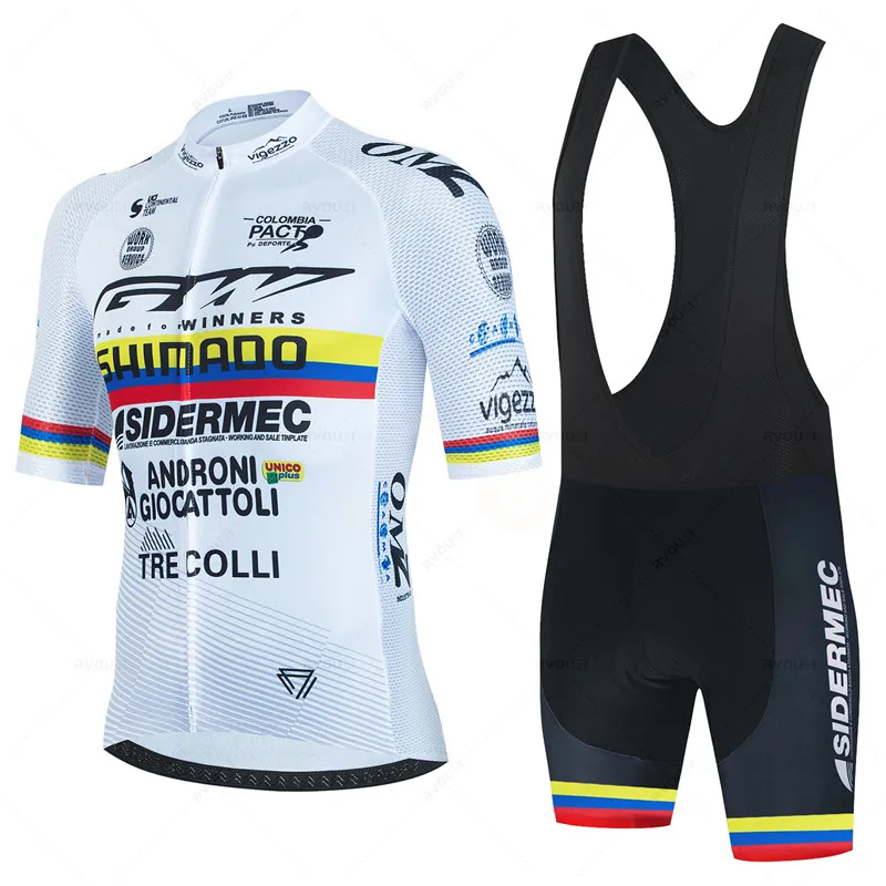 -Quick-Dry Mountain Bike Cycling Jersey Set for Men, Racing Bicycle Clothes, Summer Suit, 2023