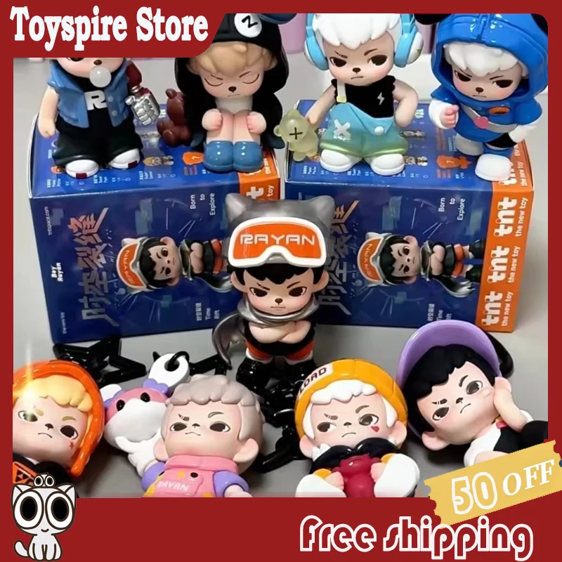 

Original TNTSPACE Rayan Brother Time Rift Mini Series Blind Box Figure Collectible Decor Gift For Anime Lovers Trendy Art Toys