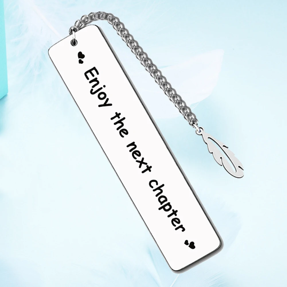 Teacher Metal Bookmark Enjoy The  Chapter Happy Retirement Gifts Christmas With Chain Nurse Coworker Leaving For Book Lovers