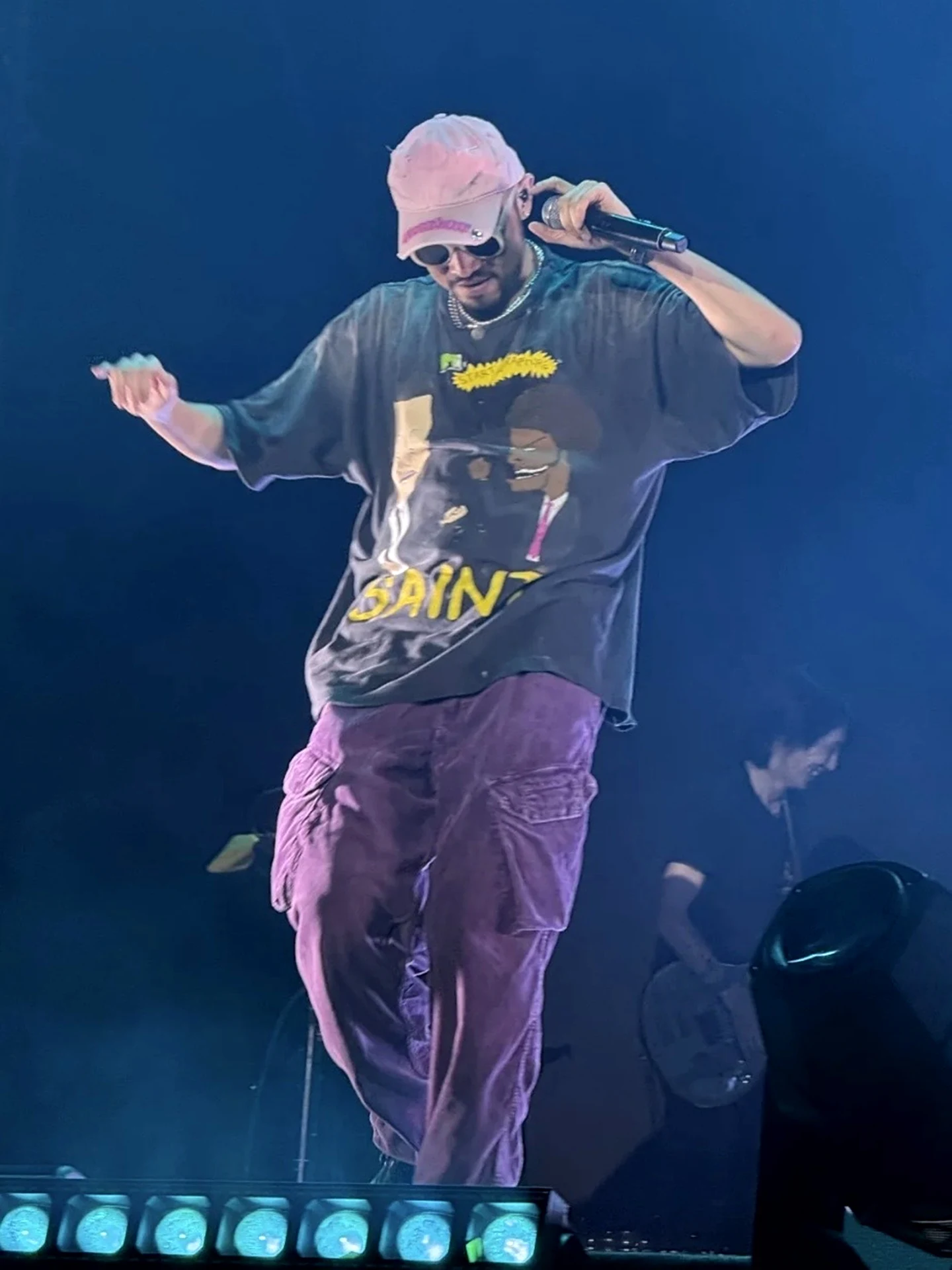 

Saint Michael Retro Distred Loose Fit ort Sve T-irt Creative Fun Hot Dog Print Streetwear Cotton round Ne Tee