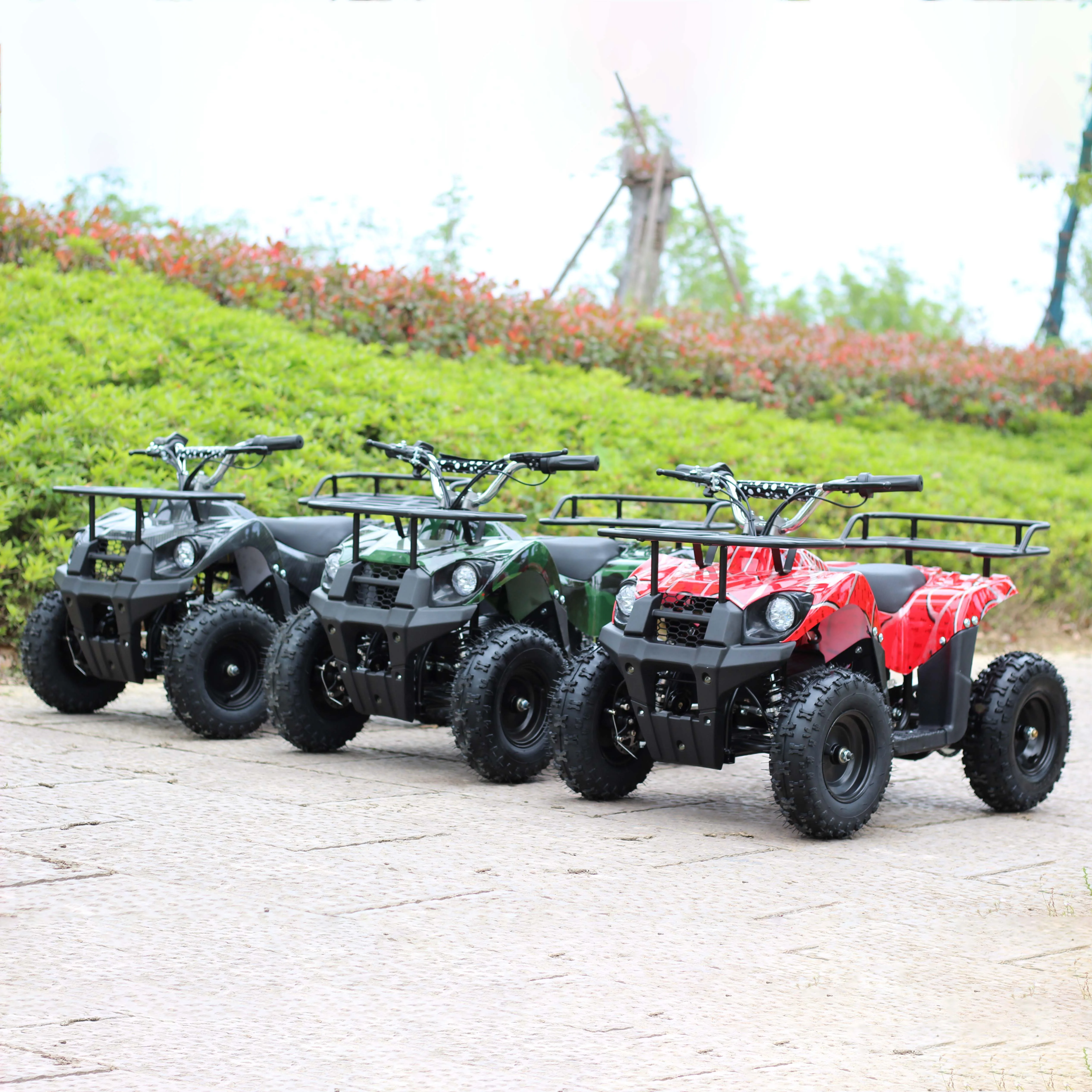 E-ATV Factory Price Kids 50cc 110cc Four Wheel Motorcycle ATV With CE For Kids