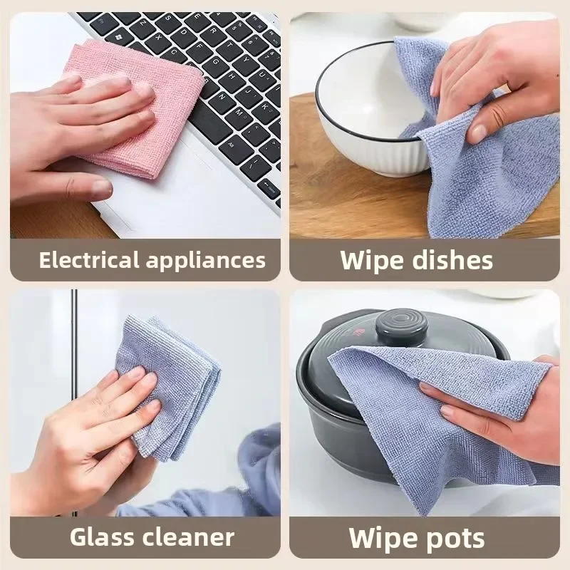 20pcs Microfiber Pull Out Disposable Kitchen Towels Super Absorbent Microfiber Cleaning Cloths for Dishwashing Multi Surface view 3