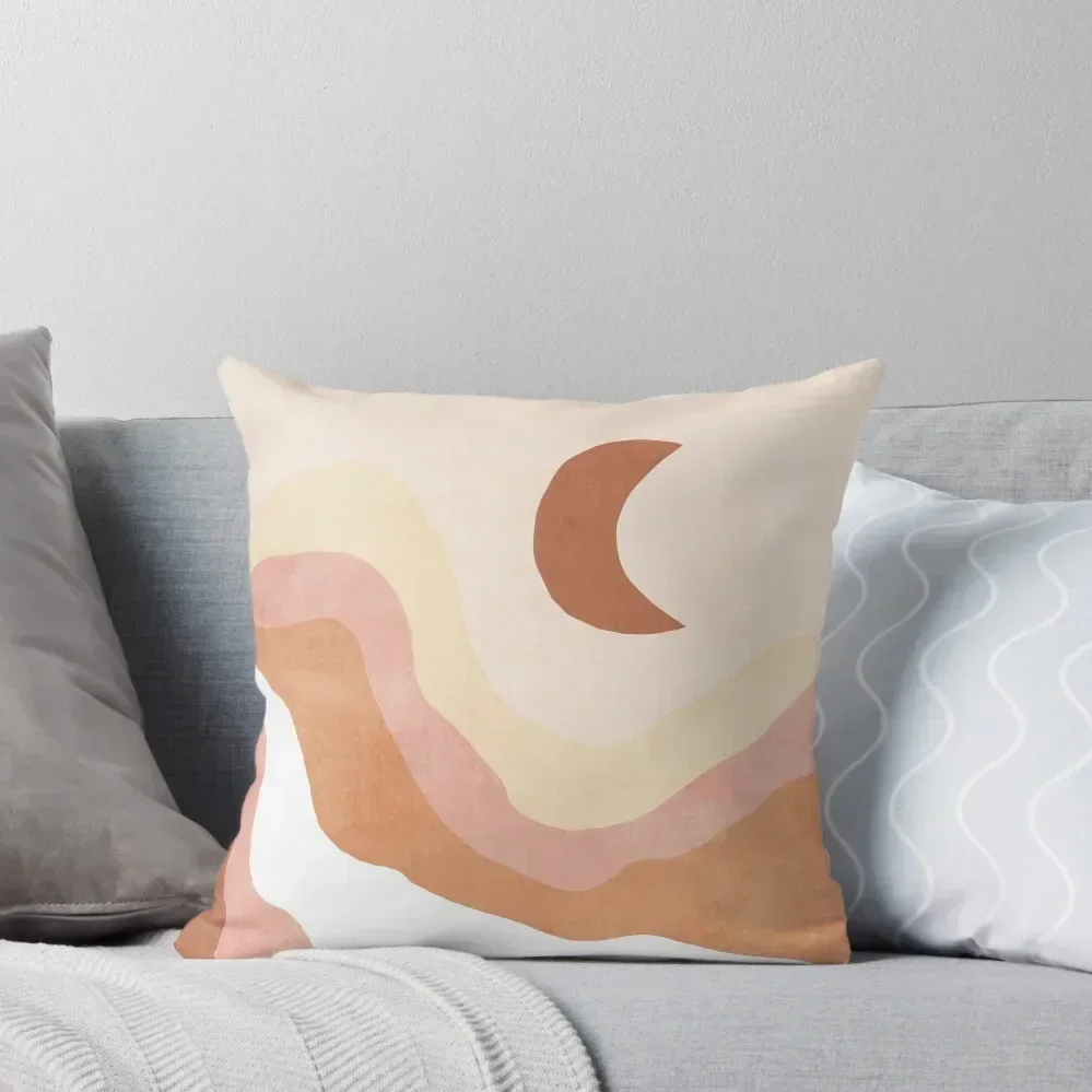 

Warm mountain moon landscape Throw Pillow Rectangular Cushion Cover covers for pillows Christmas Pillows luxury decor pillow