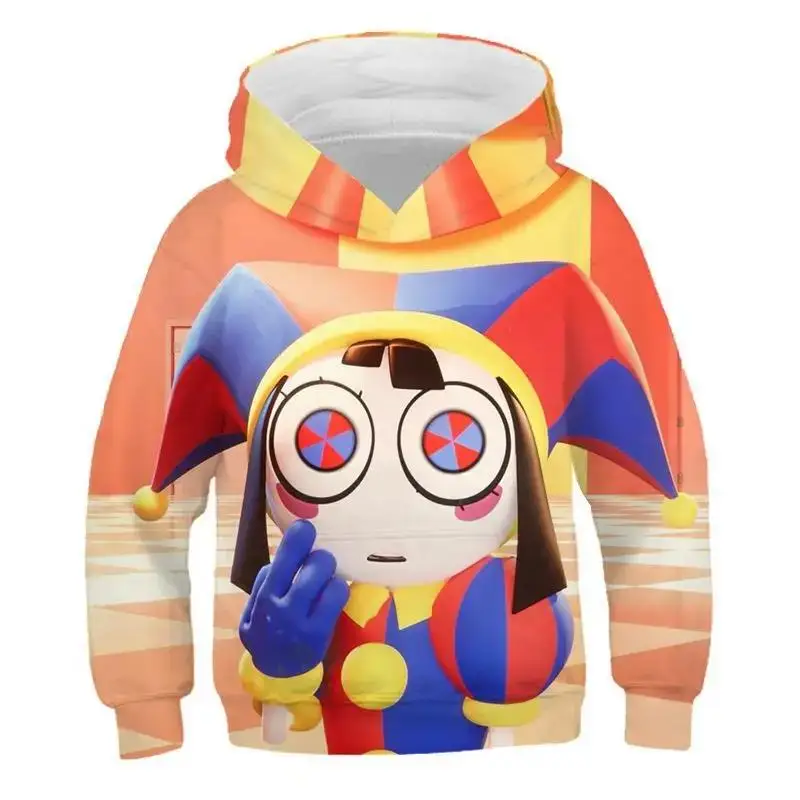 

Anime The Amazing Digital Circus Pomni 3D Print Hoodies Women Sweatshirts Oversized Hoodie Kids Pullovers Tracksuit Clothing