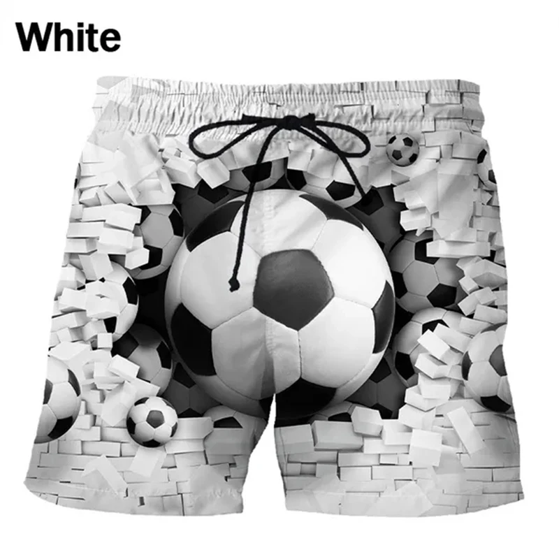 Unisex Fashion Shorts Football 3d Printed Casual Funny Summer Sports Men Kids Short Pants Swimming Trunks Homme Cool Ice Shorts