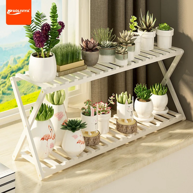 

Aoliviya Official Balcony Flower Rack Indoor Multi-Layer Living Room Home Storage Succulent Scindapsus Basin Frame Decorative Pl