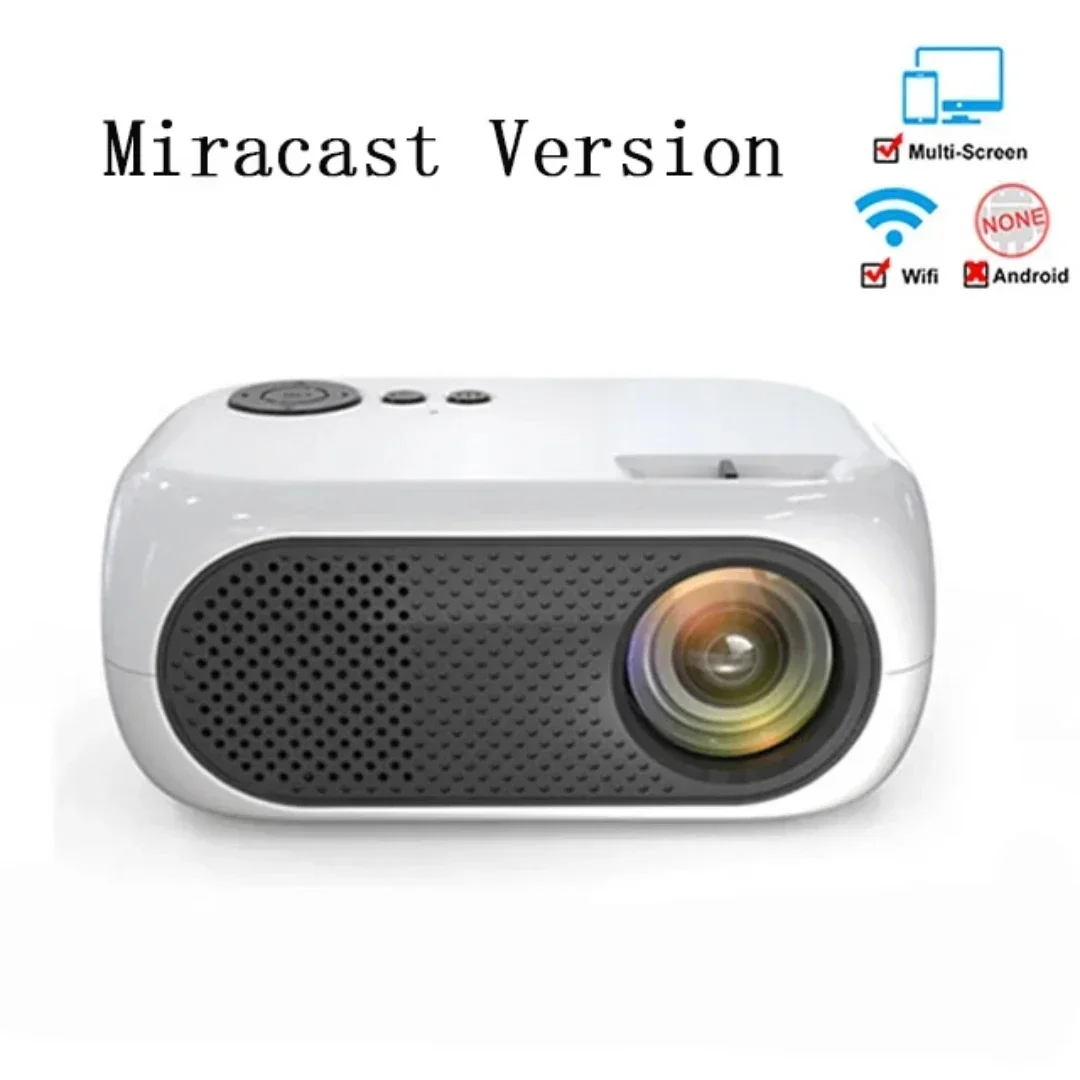 Salange M24 Mini Projector LED Portable Beamer Compatible with HDMI USB 640*480P Support 1080P Video Projetor Kids Gift