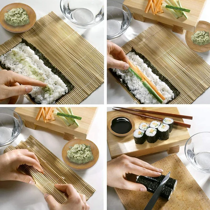 Sushi Making Kit, Beginner Sushi Rolling Mat For DIY Sushi