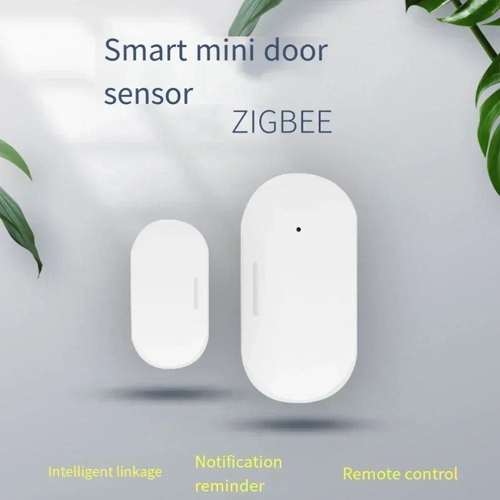 Tuya Für Zigbee 3,0 Tür Sensor Sicherheit Fenster Detektor Automatische Schiebetür Magnetische Sensor Drahtlose Verbindung Hause