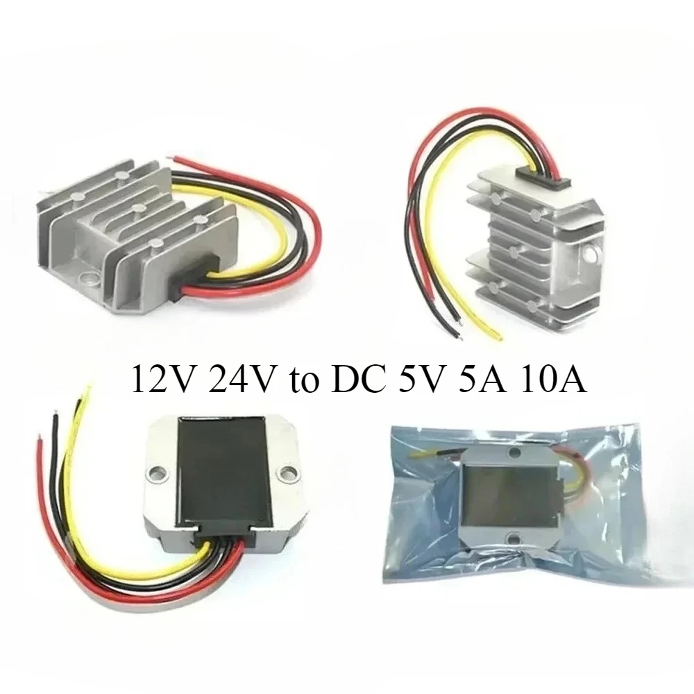 

12V 24V to DC 5V 5A 10A DC DC Buck Step Down Voltage Power Converter Switching Power Supply