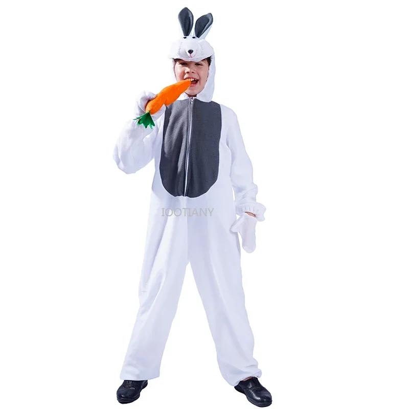 

CosplayNew Cute White Rabbit Costumes Animals Jumpsuit Day Party Fancy Dress Role Play Rabbit Costume
