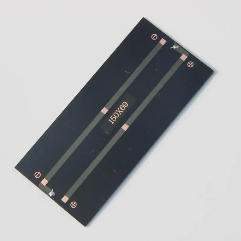 Fabriek Prijs 5V 1.5W Polykristallijne Epoxy Zonnepaneel Zonnecel DIY Zonne-energie Systeem 150*69MM 30 STKS Gratis Verzending