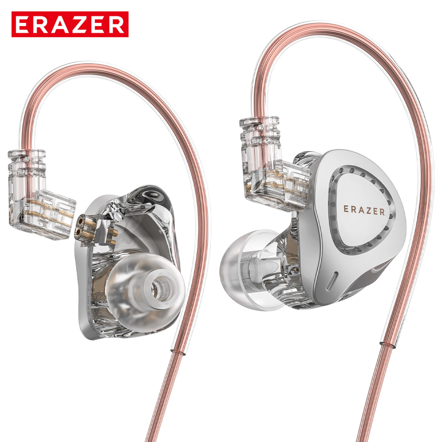 

Game Wired Earphones Bass Sound Earbuds Built-in Dual Mic Noise Canceling Headphones Low latency For Music SportGift