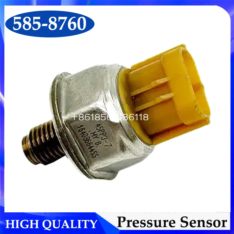 

Pressure Rail Sensor 585-8760 5858760 45PP3-7 For Excavator 320E 326E 330F 336G