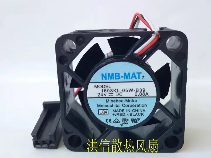 Free shipping original NMB 4020 1608KL-05W-B39 DC24V 0.08A inverter driver cooling fan