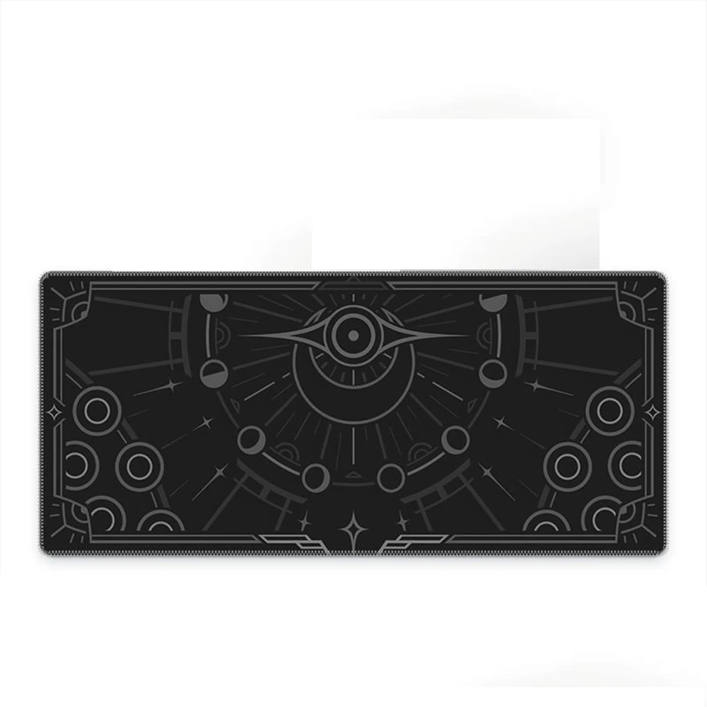 Alfombrilla de ratón para juegos, Base antideslizante para teclado de ordenador portátil, gris antiguo, griego, Dios, ojo, adecuado para juegos de ordenador y oficina