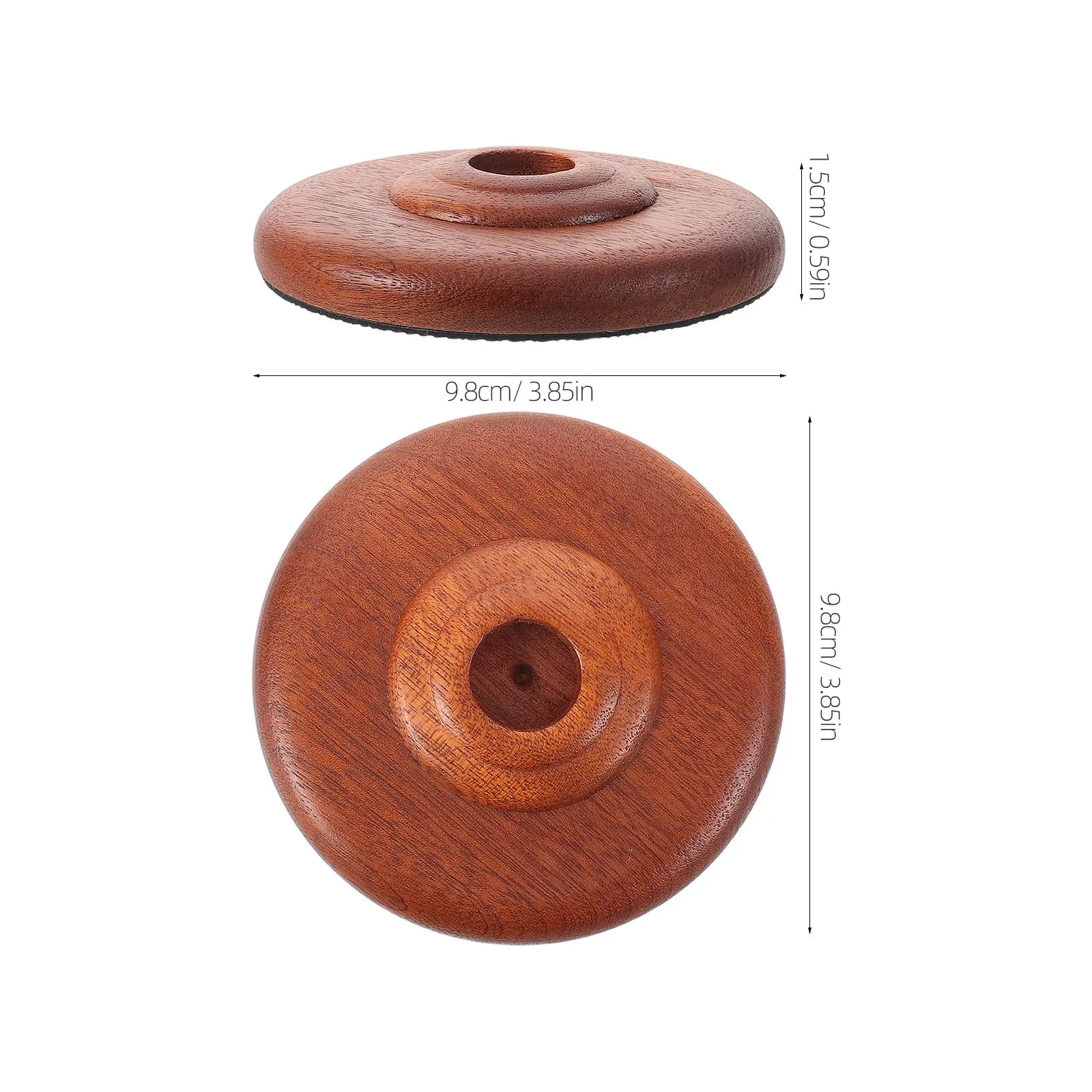 Wooden Cello Mat Endpin Anchor Non-Slip Rubber Base Cello Rock Stop Endpin Rest Floor Protector Practice Concert Accessories