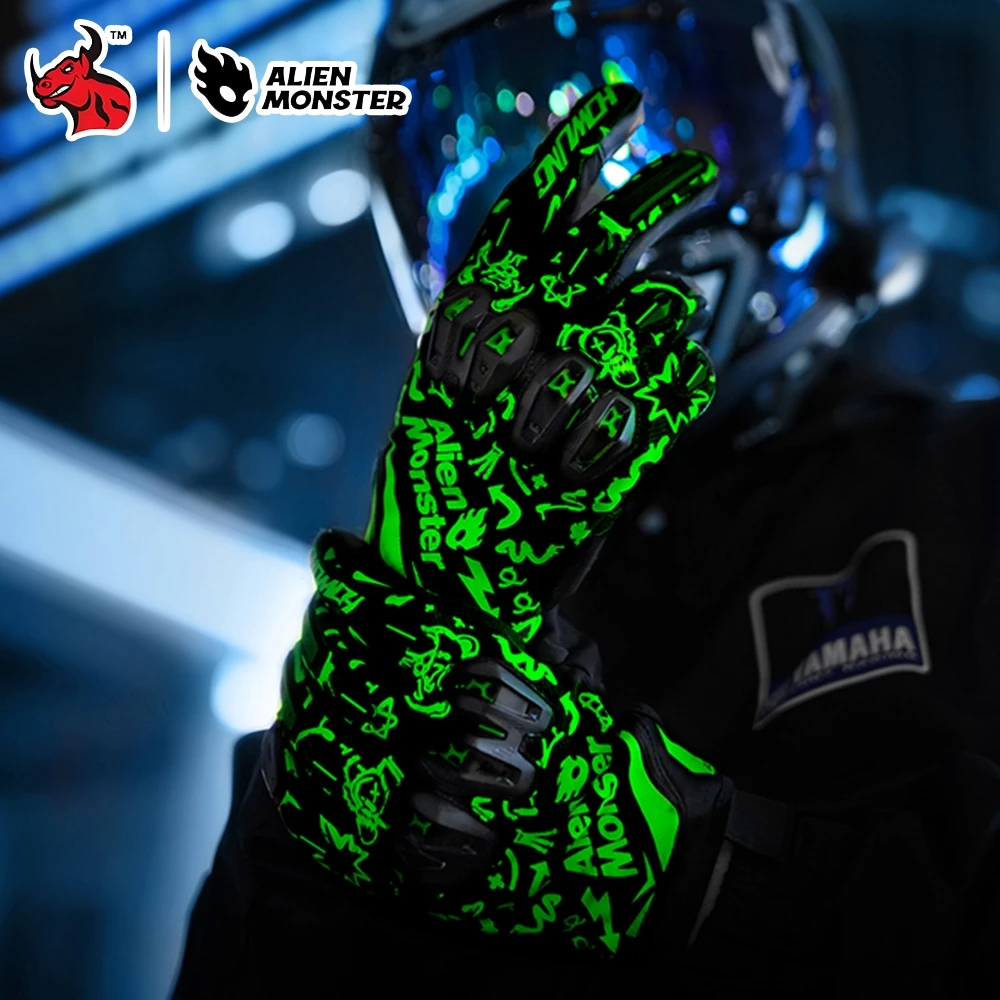 

Motorcycle Gloves for Summer Night Riding CE Certified Reflective Ventilated Design for Enhanced Visibility and Airflow