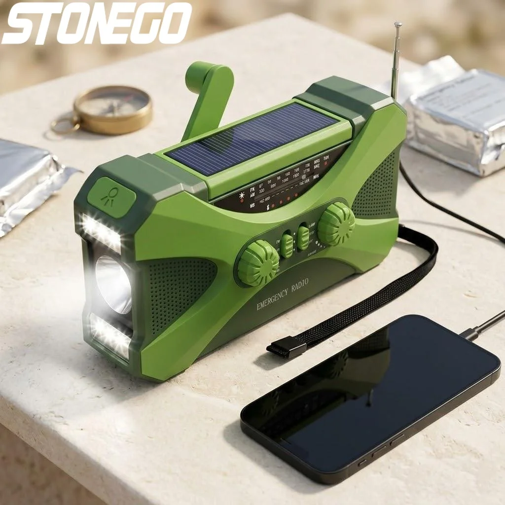 radio-solaire-portable-rechargeable-a-manivelle-avec-led-10000-mah-double-haut-parleur-lumiere-d'urgence-alarme-sos-lanterne-de-camping