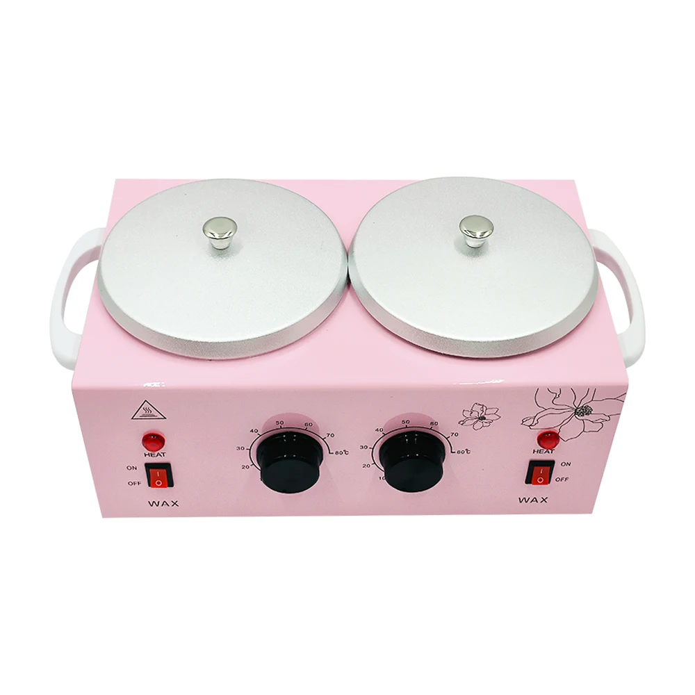 High Quality Dual-Furnace Wax Heater for Hair Removal and Hands with Plug-In Power and Dual Handle Design for Hard & Soft Wax view 4