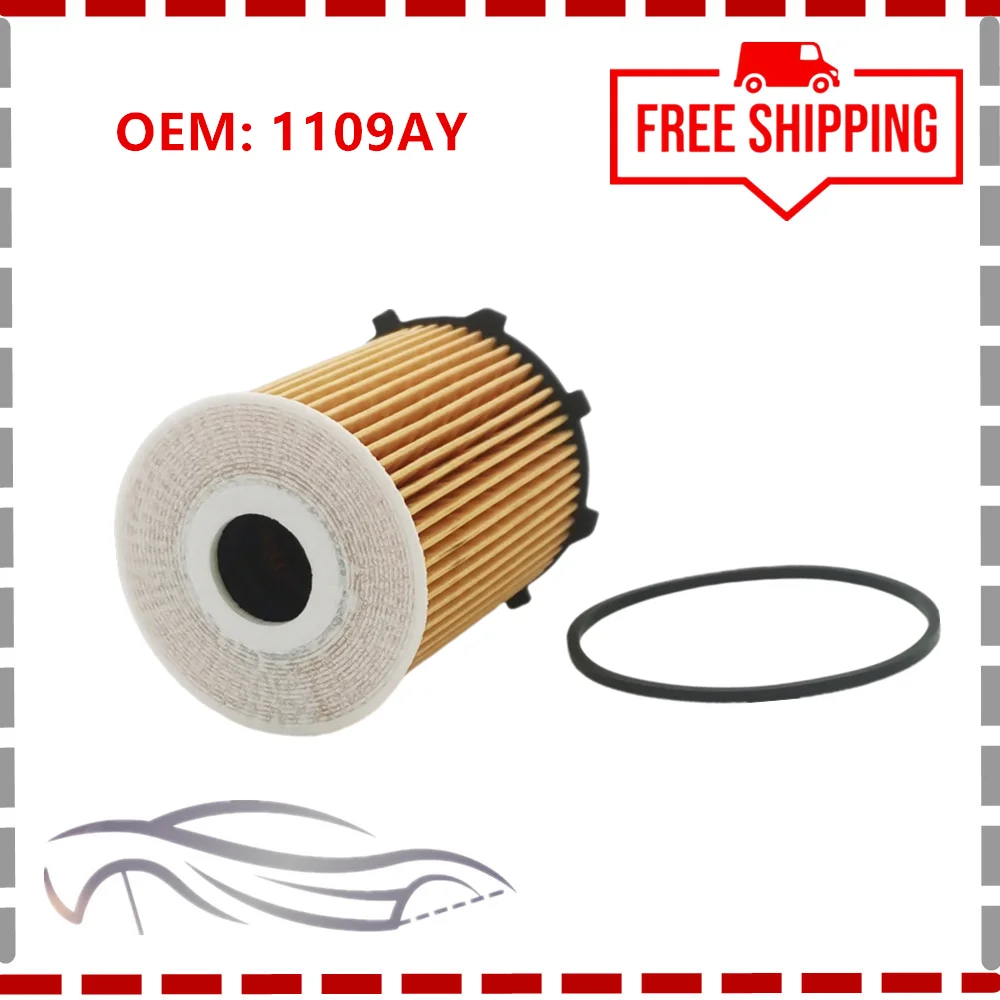 

1109AY Oil Filter For Citroen C3 I FC 2002 - 2009 / C4 Picasso 2007 - 2013 / DS4 2011 - 2015 / Xsara Picasso N68 2004 - 2011
