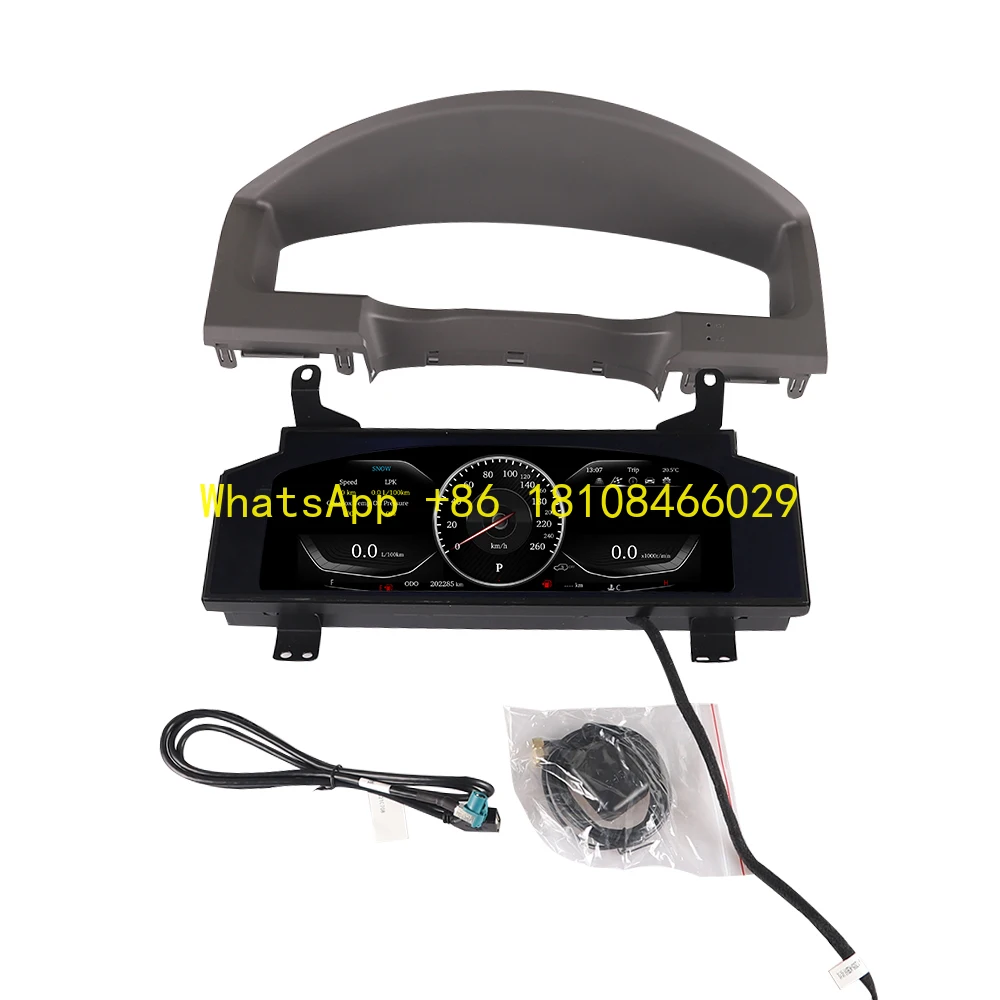 

For Toyota Land Cruiser Digital Cluster Dashboard Speed Meter Odometer Virtual Cockpit Screen Stereo Function CD Player USB 1-Ye