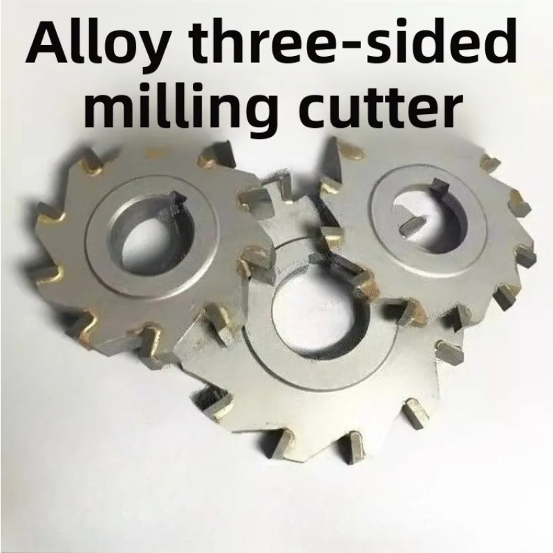 

YL Carbide Tipped Three-Flute Side Milling Cutter 110 125 150*5 6 8 10 12 14 16 18 Inner Hole 32