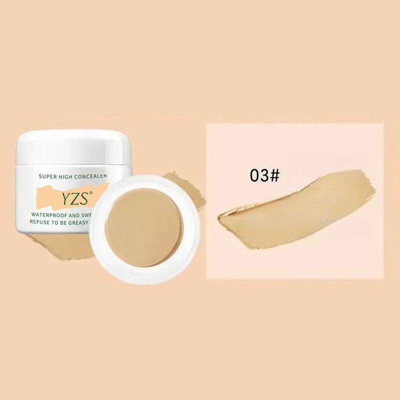 防水保湿リキッドコンシーラークリーム,くまやニキビを覆う化粧品,10ml