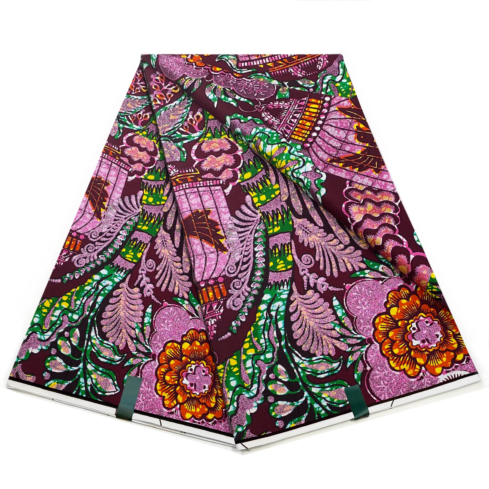 Grand Super Fabric African Wax Fabric 100% Cotton High Quality Wax Print Ankara Fabric For Sewing 6yards Women Fabric LI-75