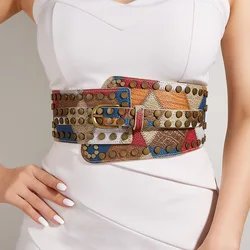 European And American Girdle Women's Wide Waist Decoration With Dress Belt Coat Versatile Fashionable Ladies Party Trend Belt