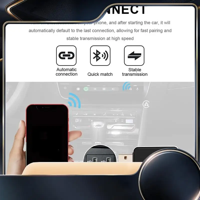 

НОВЫЙ беспроводной Carplay Android Auto беспроводной адаптер Smart Mini Box Plug and Play Wi-Fi быстрое подключение универсальный для Nissan-N34R