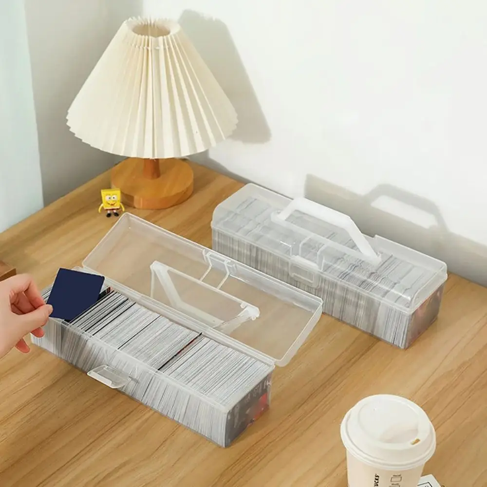 

Прочный пластиковый чехол для хранения фотографий, большая емкость, прозрачный держатель, ящик для хранения Idol