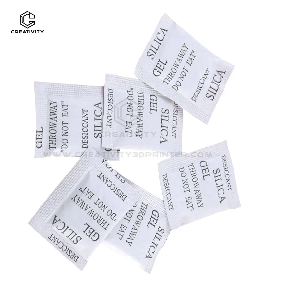 50/100 Packs of Non-toxic Silica Gel Desiccant Moisture Absorbent Dehumidifier for Clothing Food 3d Printer Filament Storage