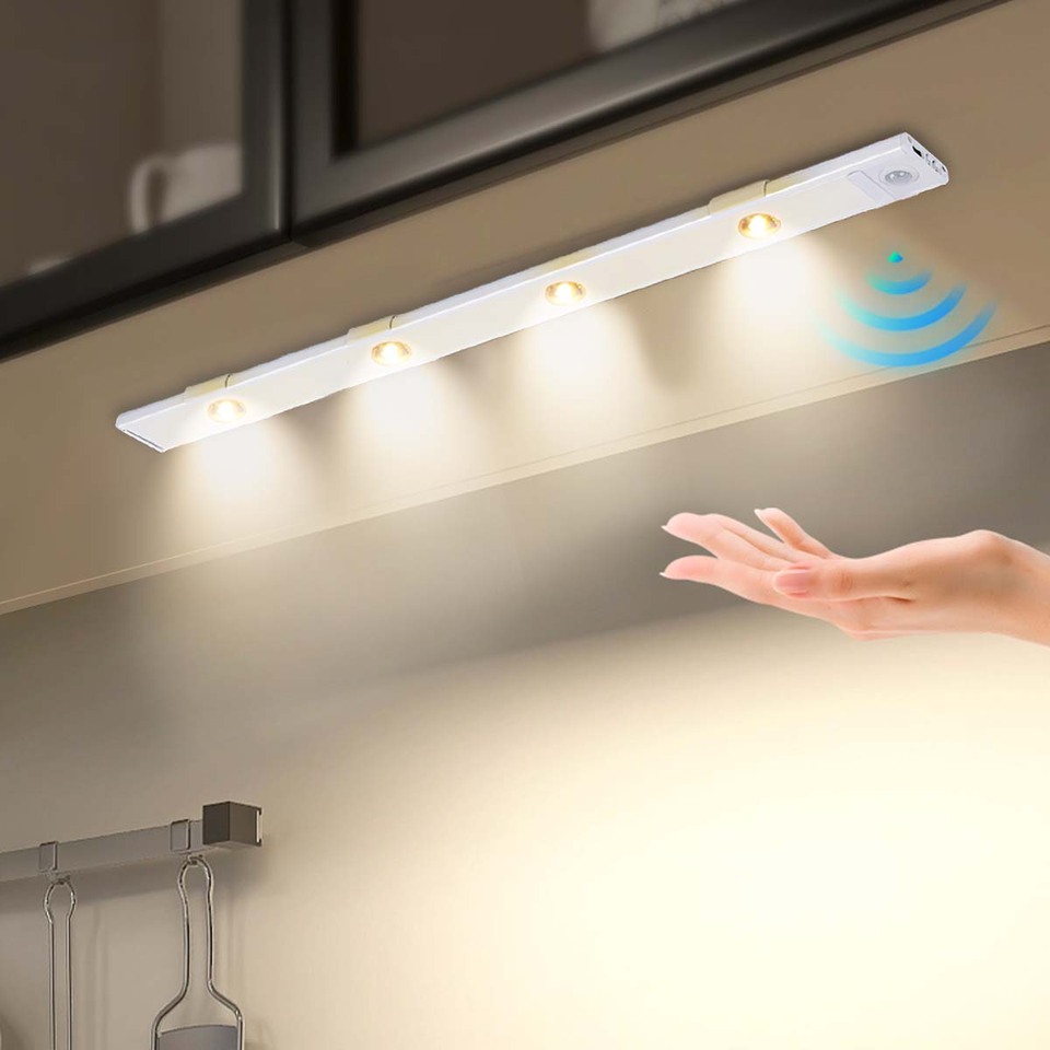 LED Smart Home Human Body Sensor Light - Rechargeable Cat Eye Sensor Light, Wine Cabinet Light, Hill Night Light 