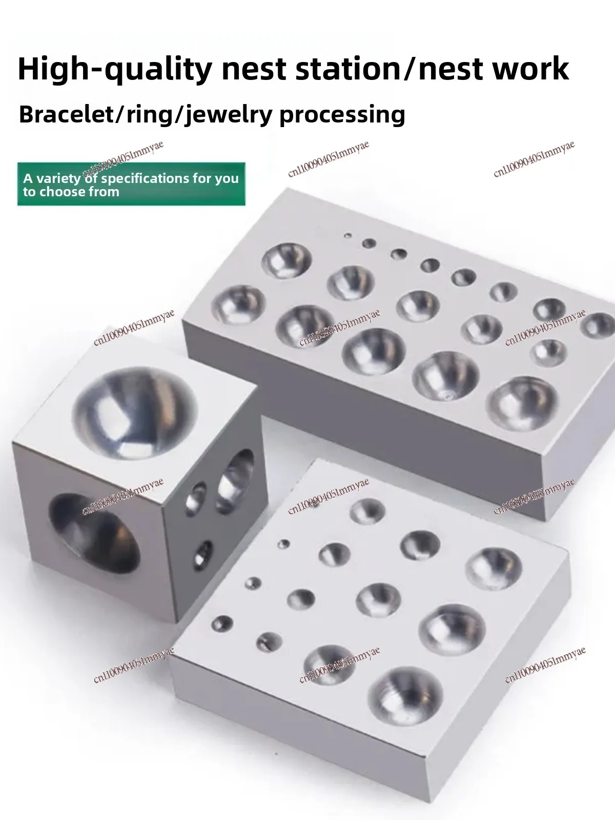 

Jewelry pit iron nest cutting board round hole bead iron + gold tools