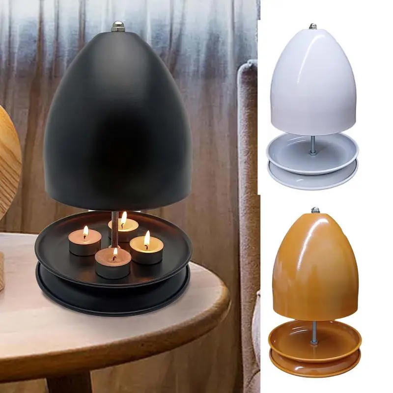 Tea Light Oven Tealight Candle Heater Double Walled Metal Radiator Candle Heater Hand Warmer For Office Home Study Living Room
