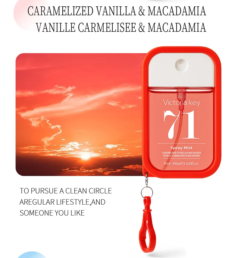 عطر برازيلي بخاخ رقمي عطر عطر يدوم طويلاً عطر نسائي طازج خالي من الكحول يمكن حملها