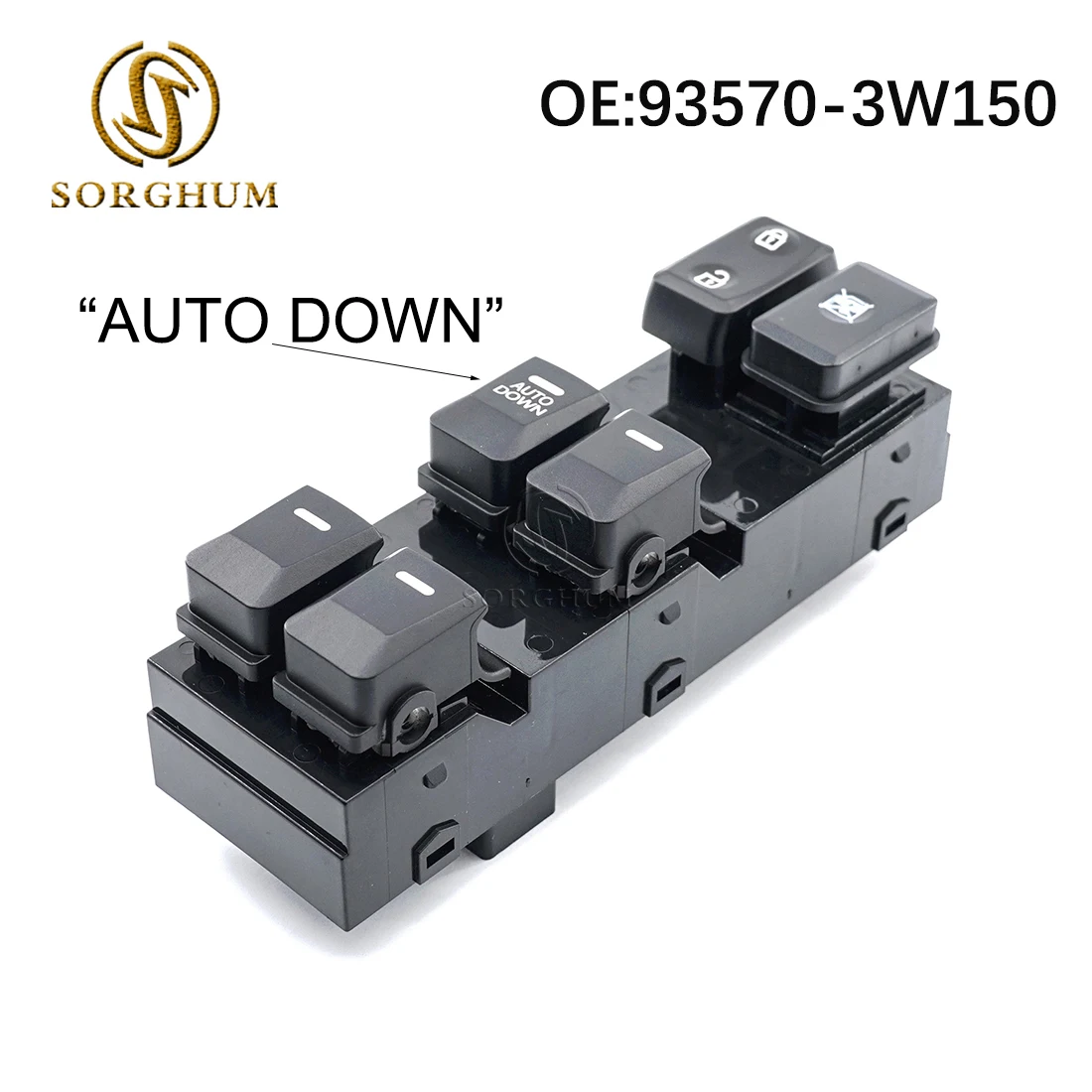 

Sorghum Car Auto Down Master Power Window Switch Button 93570-3W150 935703W000 For Kia Sportage R 2011 2012 2013 2014 2015 2016