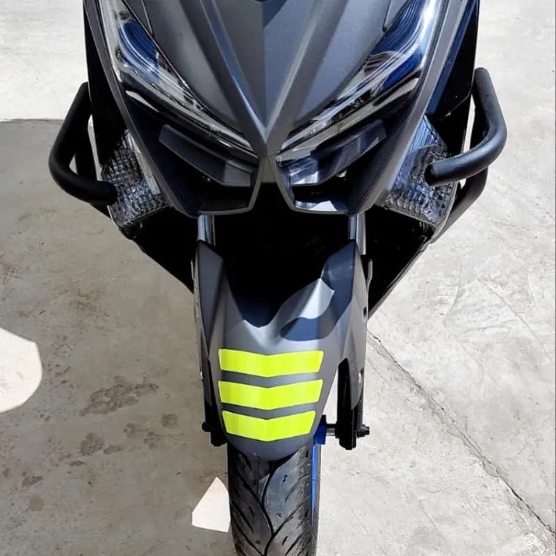 For SYM HUSKY 150 300 ADV Motorcycle Reflective Sticker Rear Mudguard Front Fenders Warning Mark DIY Body Stickers Accessories