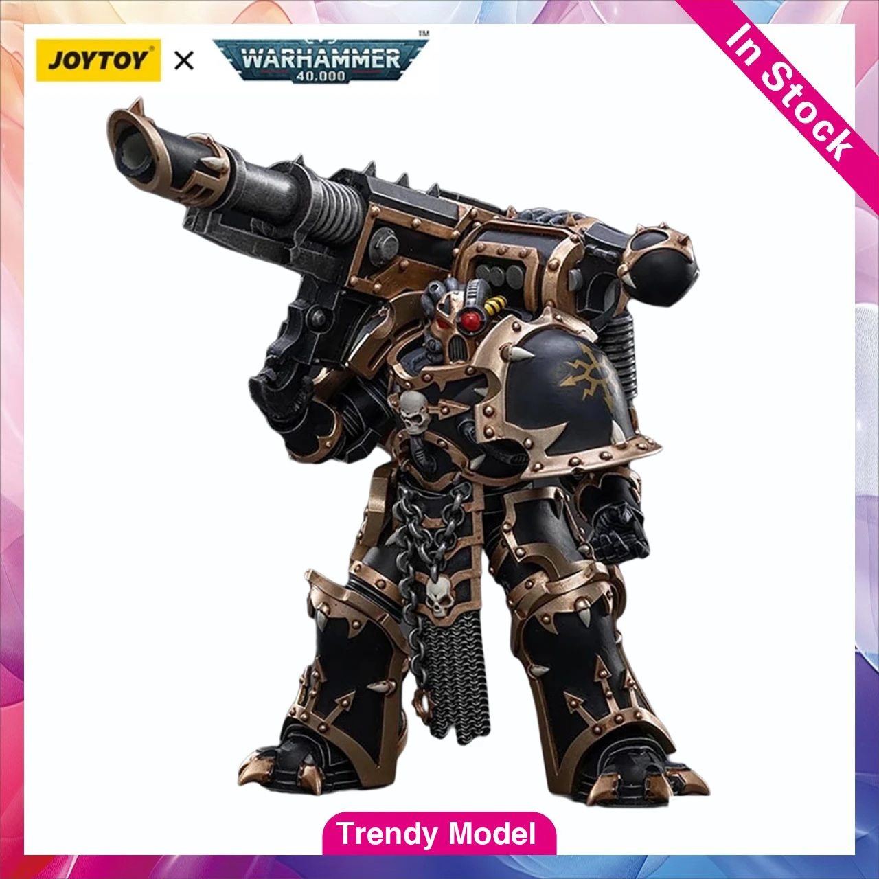 

【TM】JOYTOY Warhammer 4K Black Legion HavocsMarine 02 Масштаб 1/18 Фигурки, модели, игрушки, подарки